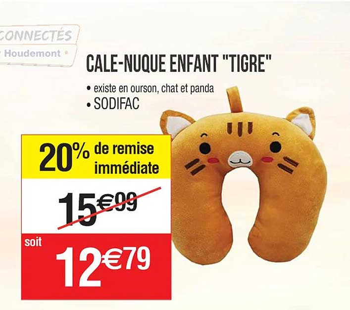 cale-nuque enfant "tigre"