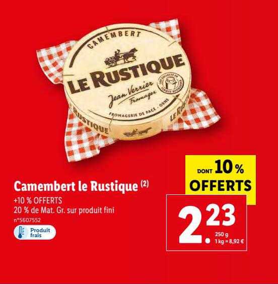 Camembert Le Rustique