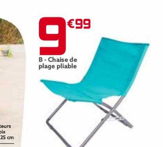 Chaise De Plage Pliable