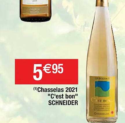 chasselas 2021 "c'est bon" schneider