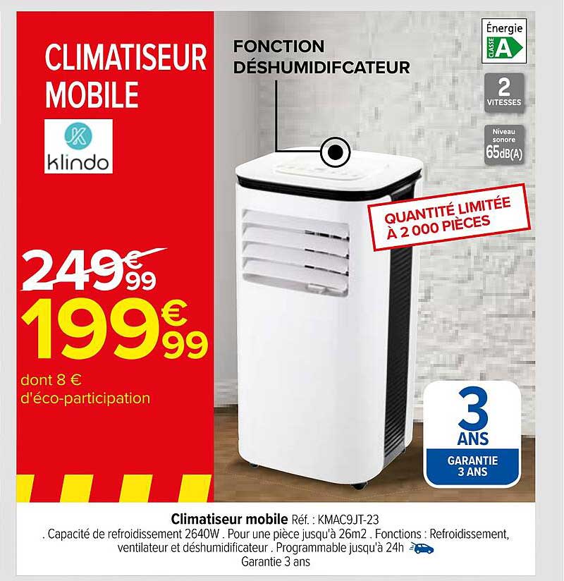 Climatiseur Mobile Klindo