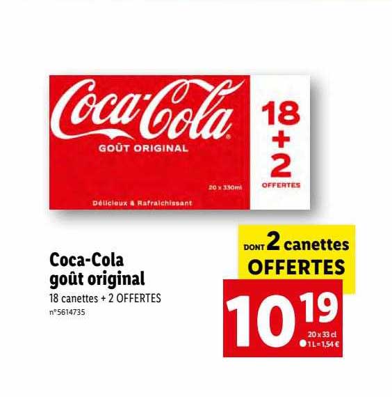 coca-cola goût original