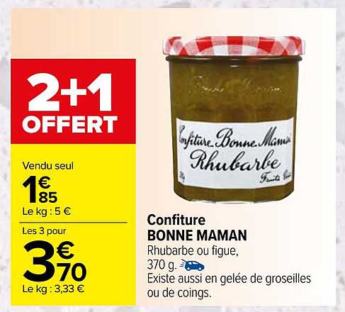 confiture bonne maman