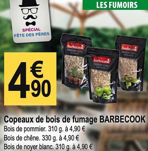 copeaux de bois de fumage barbecook