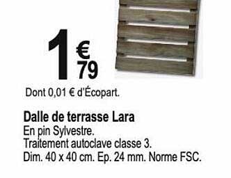 dalle de terrasse lara