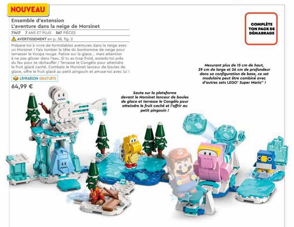 ensemble d'extension l'aventure dans la neige de morsinet