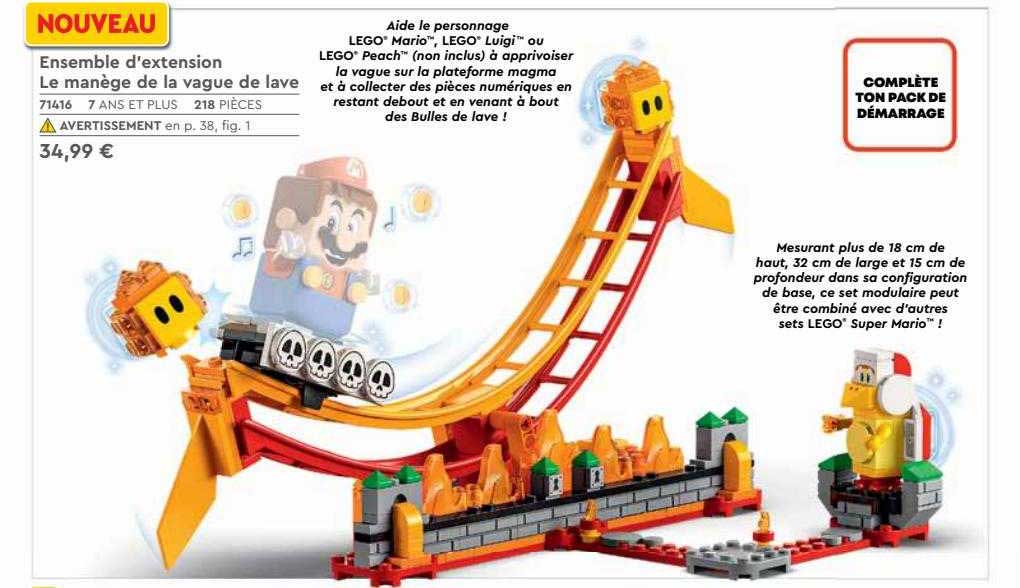 ensemble d'extension le manège de la vague de lave