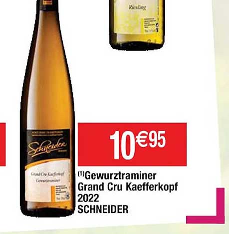gewurztraminer grand cru kaefferkopf 2022 schneider
