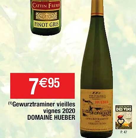 gewurztraminer vieilles vignes 2020 domaine hueber