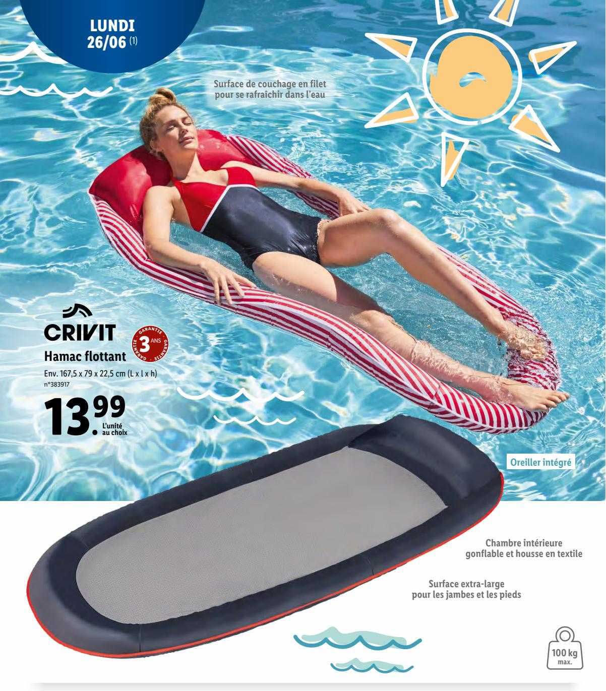 Hamac Flottant Crivit