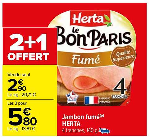 Jambon Fumé Herta
