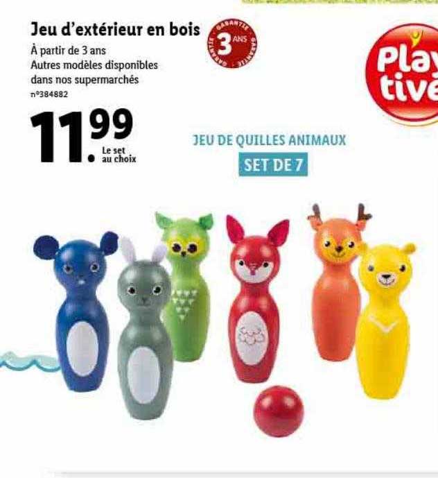 jeu d'extérieur en bois