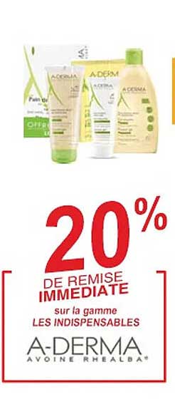 la gamme les indispensables a-derma