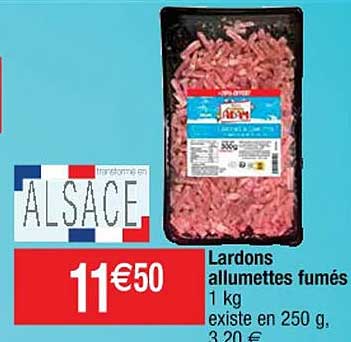 Lardons Allumettes Fumés