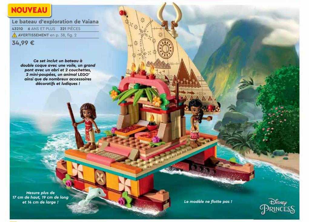 le bateau d'exploration de vaiana
