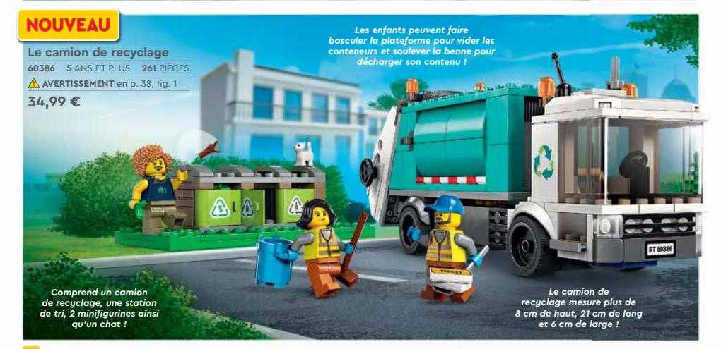 le camion de recyclage