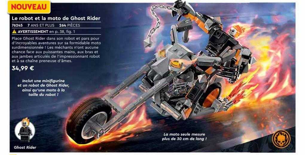 le robot et la moto de ghost rider