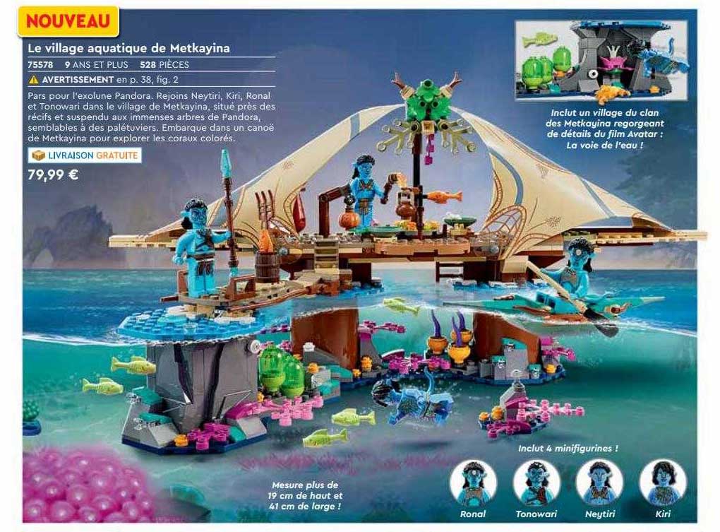 le village aquatique de metkayina