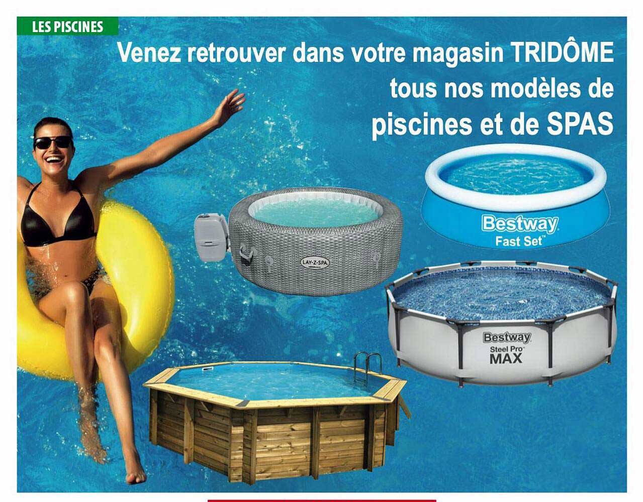 modèles de piscines et de spas