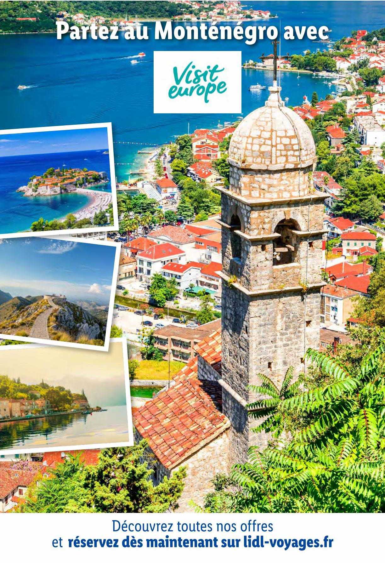 monténégro avec visit europe