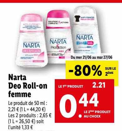 narta déo roll-on femme
