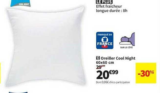 Oreiller Cool Night 60 X 60 Cm