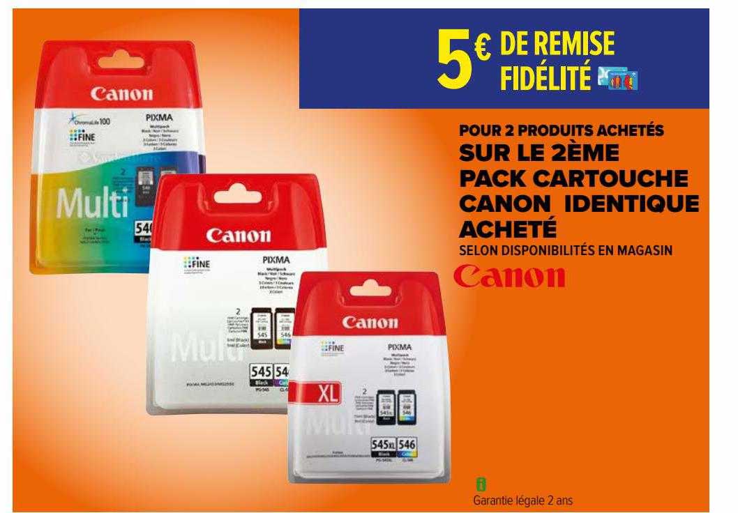 pack cartouche canon identique