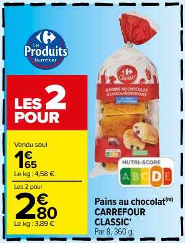 Pains Au Chocolat Carrefour Classic'
