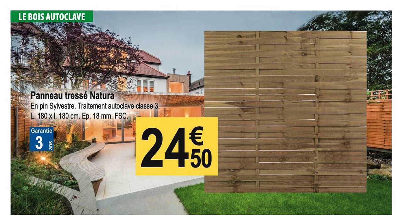 Panneau Tressé Natura