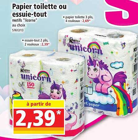 papier toilette ou essuie-tout