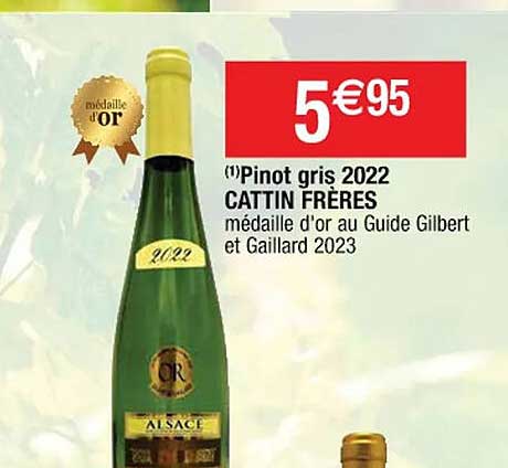pinot gris 2022 cattin frères