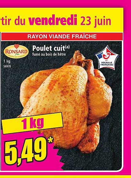 poulet cut fumé au bois de hêtre ronsard