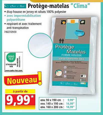 protège-matelas "clima"