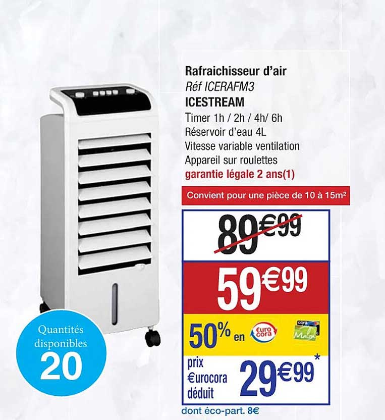 rafraîchisseur d'air icestream