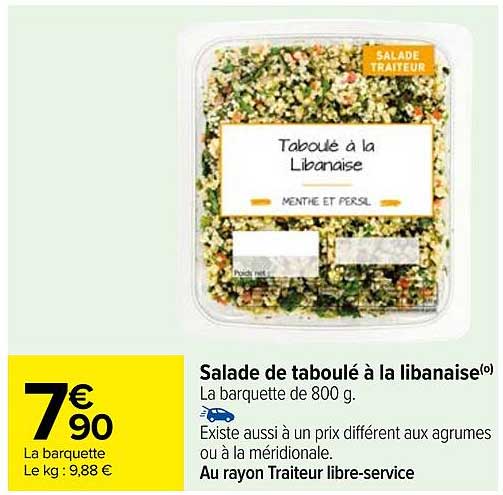Salade De Taboulé à La Libanaise