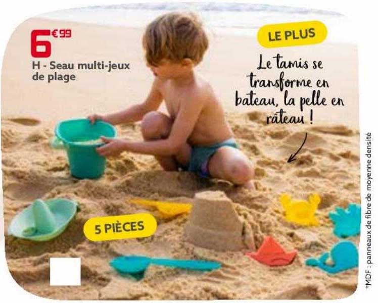 Seau Multi-jeux De Plage
