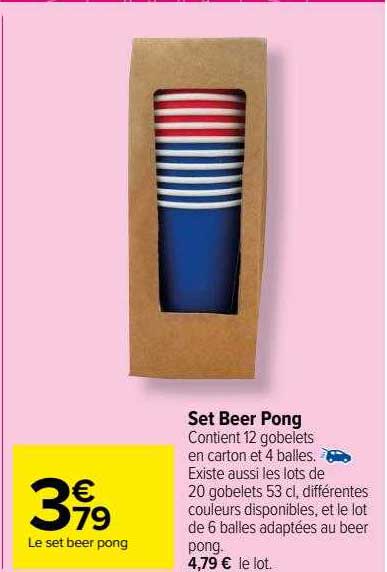 set beer pong
