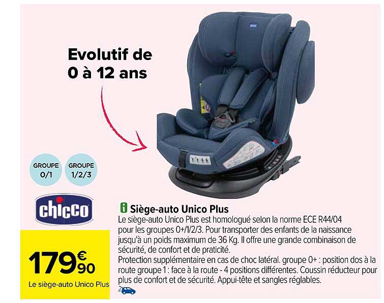 siège-auto unico plus chicco