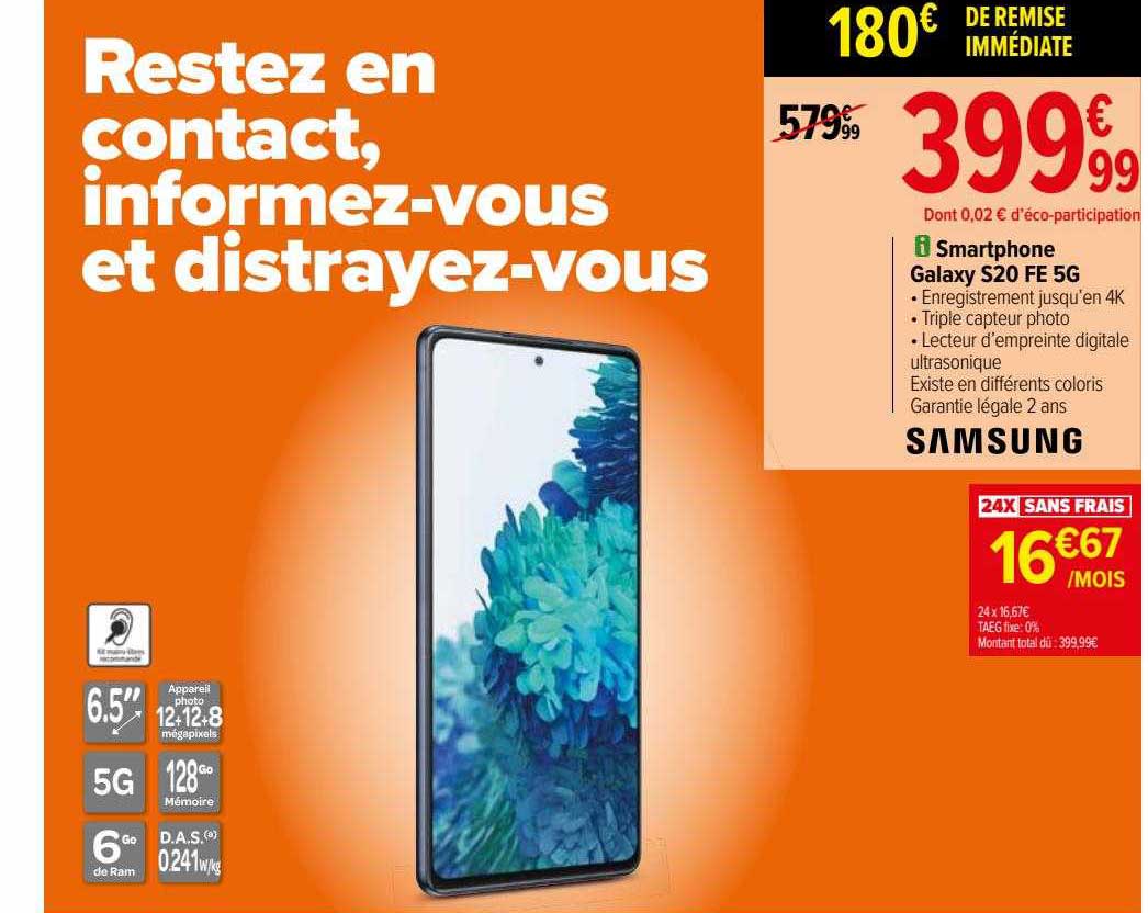 smartphone galaxy s20 fe 5g samsung