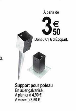 Support Pour Poteau