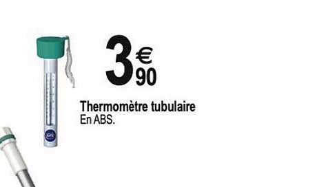 Thermomètre Tubulaire