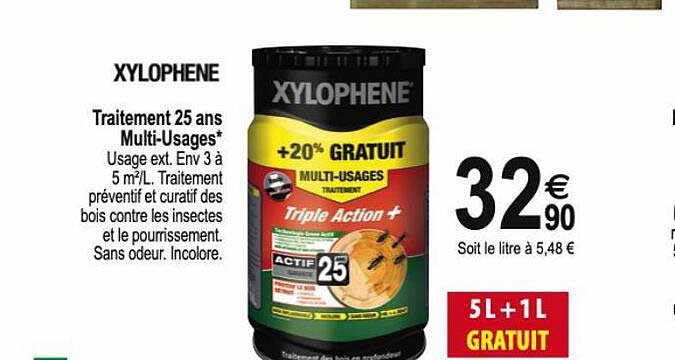 traitement 25 ans multi-usages xylophène