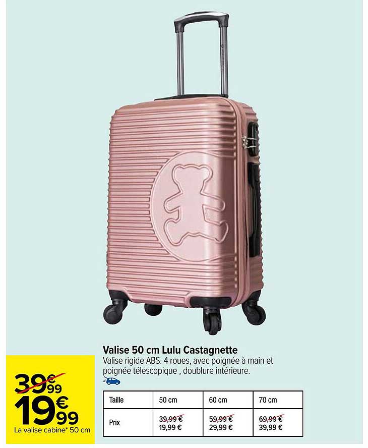 valise 50 cm lulu castagnette