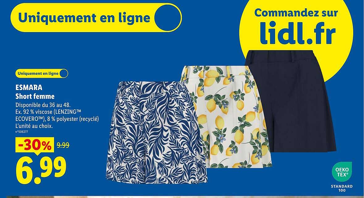 ESMARA Short femme