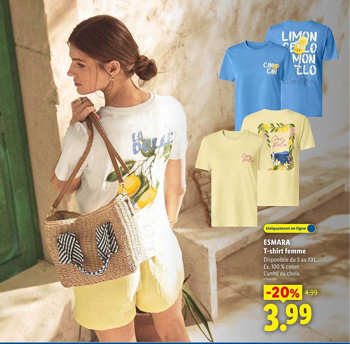 ESMARA T-shirt femme