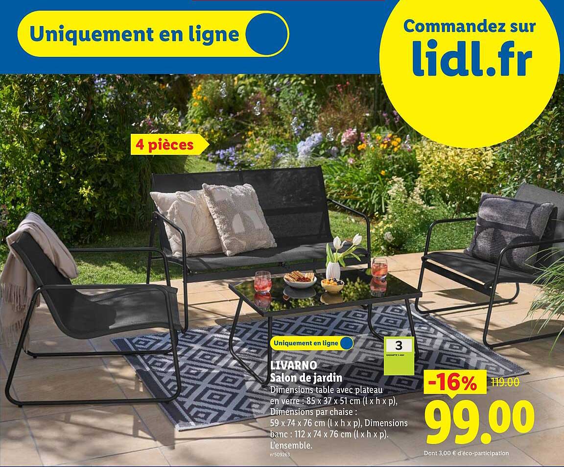 LIVARNO Salon de jardin