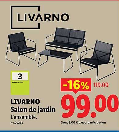 LIVARNO Salon de jardin