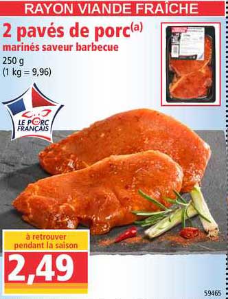 2 Pavés De Porc