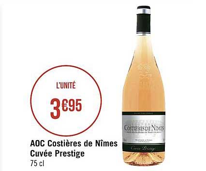 Aoc Costières De Nîmes Cuvée Prestige