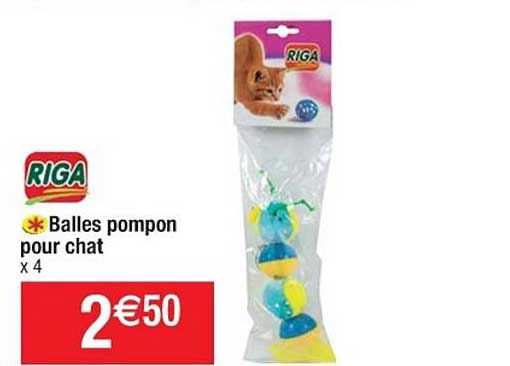 Balles Pompon Pour Chat Riga